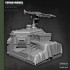 1/35 Battlefield Diorama Base for Figures - Gun Mount