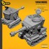 1/24 (75mm Scale) WWII German Tiger Tank (Q Version)