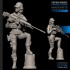 1/24 (75mm Scale) Fantasy US SEAL Assault Team Female Sniper
