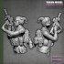 50mm Scale Fantasy US SEAL Assault Team Female Soldier Resin Bust