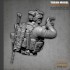 50mm Scale US SEAL Assault Team Skull Face Mask Man (resin bust)