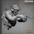 50mm Scale US SEAL Assault Team Skull Face Mask Man (resin bust)