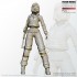 1/24 Female Soldier w/Gas Mask