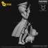 55mm Scale WWII German Female Officer (Q version)