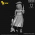55mm Scale WWII German Female Officer (Q version)