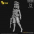 55mm Scale WWII German Female Colonel (Q version)