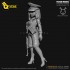 55mm Scale WWII German Female Colonel (Q version)
