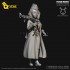 55mm Scale WWII German Female Machine Gunner (Q version)