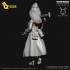 55mm Scale WWII German Female Machine Gunner (Q version)