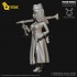55mm Scale WWII German Female Machine Gunner (Q version)