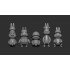 Animal Troopers TOONS! Series - WWII M4 Sherman Rabbit Crews Set (5 figures)