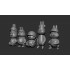 Animal Troopers TOONS! Series - WWII M4 Sherman Rabbit Crews Set (5 figures)