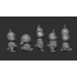 Animal Troopers TOONS! Series - WWII M4 Sherman Rabbit Crews Set (5 figures)