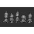 Animal Troopers TOONS! Series - WWII M4 Sherman Rabbit Crews Set (5 figures)