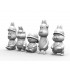Animal Troopers TOONS! Series - WWII M4 Sherman Rabbit Crews Set (5 figures)