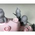 Animal Troopers TOONS! Series - WWII M4 Sherman Rabbit Crews Set (5 figures)