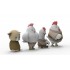 Animal Troopers TOONS! Series - Chicken Tank Team Set (5 figures)