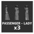 1/200 Figures for Ship - TITANIC Crews & Passengers (171 figures) for Trumpeter kit #03713