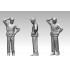 1/200 US Navy Aircraft Carrier Crews & Pilots "Normal Pose" (142 Figures)