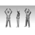 1/200 US Navy Aircraft Carrier Crews & Pilots "Normal Pose" (142 Figures)