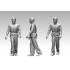 1/200 US Navy Aircraft Carrier Crews & Pilots "Normal Pose" (142 Figures)