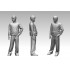 1/200 US Navy Aircraft Carrier Crews & Pilots "Normal Pose" (142 Figures)
