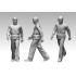 1/200 US Navy Aircraft Carrier Crews & Pilots "Normal Pose" (142 Figures)