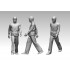 1/200 US Navy Aircraft Carrier Crews & Pilots "Normal Pose" (142 Figures)