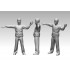 1/200 US Navy Aircraft Carrier Crews & Pilots "Normal Pose" (142 Figures)