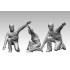 1/200 US Navy Aircraft Carrier Crews & Pilots "Normal Pose" (142 Figures)