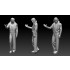 1/200 US Navy Aircraft Carrier Crews & Pilots "Normal Pose" (142 Figures)
