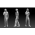 1/200 US Navy Aircraft Carrier Crews & Pilots "Normal Pose" (142 Figures)
