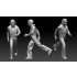 1/200 US Navy Aircraft Carrier Crews & Pilots "Normal Pose" (142 Figures)