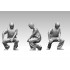 1/200 US Navy Aircraft Carrier Crews & Pilots "Dynamic Pose" (140 Figures)