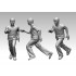 1/200 US Navy Aircraft Carrier Crews & Pilots "Dynamic Pose" (140 Figures)
