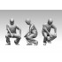 1/200 US Navy Aircraft Carrier Crews & Pilots "Dynamic Pose" (140 Figures)