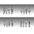1/200 Titanic Crews and Passengers Set Vol. 3