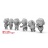 None Scale Cutie Ground Crews Set (6 figures w/1 fire extinguisher)