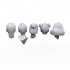 1/24 Head Series #2 (5 Heads w/VINO scooter clear parts & Cat) for Tamiya kits