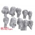 1/35 Head Series - Young People (10 different heads)