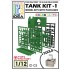 Tank Model Kits w/Packages for 1/12 Figures #Tank Kit-1
