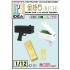 1/12 RICH Set - Money Gun, Cash, Gold Bar for Action Figure