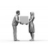 1/24 60'-70' Salesman & House Wife (2 Figures)