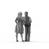 1/24 60'-70' Salesman & House Wife (2 Figures)