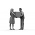 1/24 60'-70' Salesman & House Wife (2 Figures)