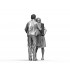 1/24 60'-70' Salesman & House Wife (2 Figures)