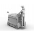1/35 Beverage Cart w/Driver
