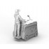 1/35 Beverage Cart w/Driver