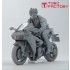 1/48 TOPGUN Pilot w/Bike Riding Scene (1 figure and bike)