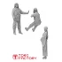 1/32 WWII Japanese Pilots & Woman (3 figures)